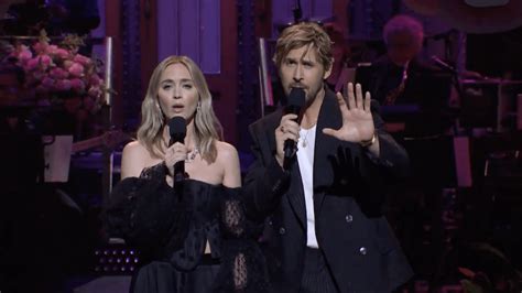 Ryan Gosling and Emily Blunt sing Barbenheimer duet on ‘SNL’ – .